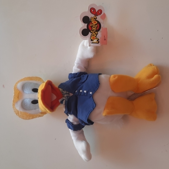 Disney Mouseketoys Quartet Donald Duck mini bean bag new with tags - Picture 1 of 6